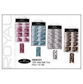 Dudustrong Nails Kit 240pcs Balarina Transparent