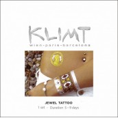 Klimt Jewell Tattoo Golden Seahorse