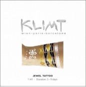 Klimt Jewell Tattoo Golden Seahorse