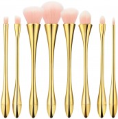 Anguoer Beauty Tool Cosmetic Brush Set 5 pcs Red