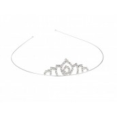 RoRo Hair Screw Pins With Flower Design Strass Set 2pcs 30-0013