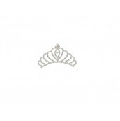 RoRo Bridal Hair Comb Crown 4/4 cm 30-0015-3