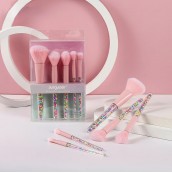 Ruby Face Barbie Girl Brush Set 7pcs