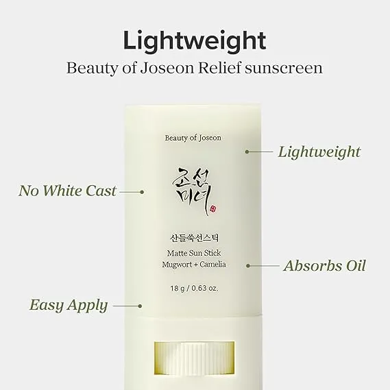 Beauty Of Joseon Matte Sun Stick SPF50 PA+++  18gr
