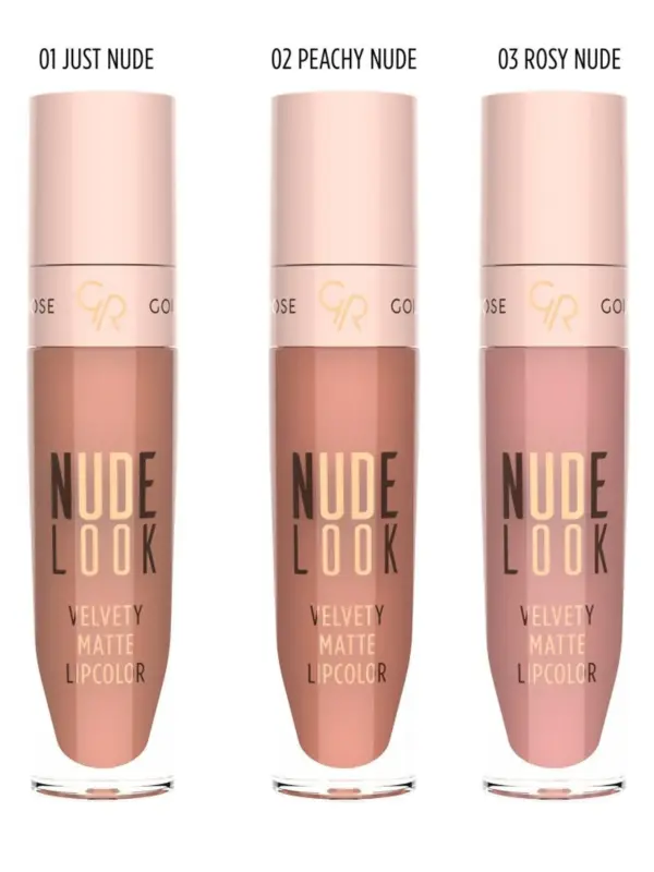 Golden Rose Nude Look Velvety Matte Lip Color