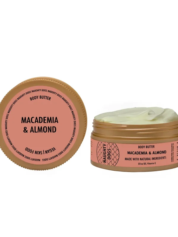 Naughty Dogs Body Butter Macadamia Almond 200ml