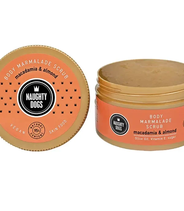 Naughty Dogs Body Marmalade Scrub Macadamia Almond 250ml