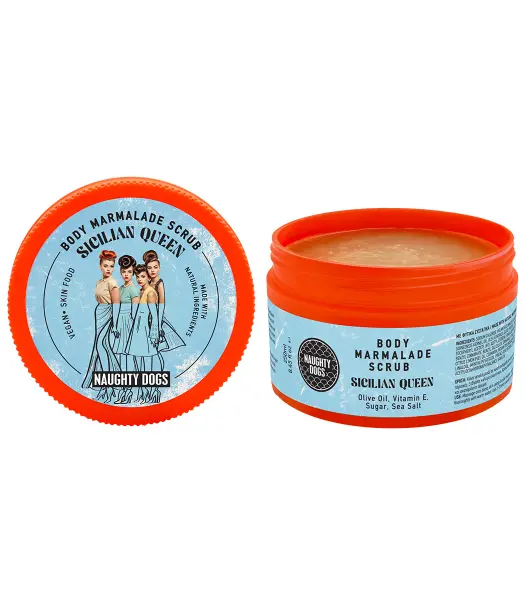 Naughty Dogs Body Scrub Marmalade Sicilian Queen 250ml