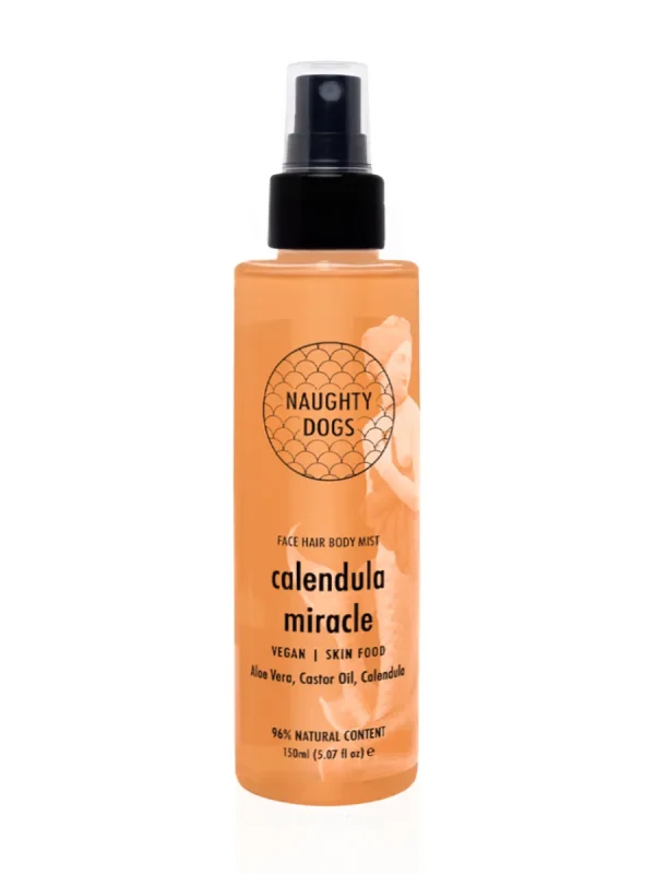 Naughty Dogs Face Hair Body Mist Calendula Miracle 150ml