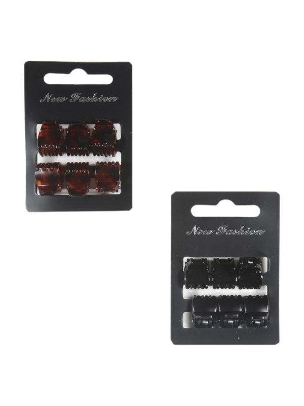 RoRo Κλάμερ Μαλλιών 1.2 cm Σετ 6 τμχ