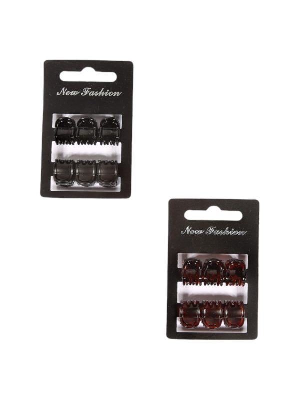 RoRo Κλάμερ Μαλλιών 1.2 cm Σετ 6 τμχ