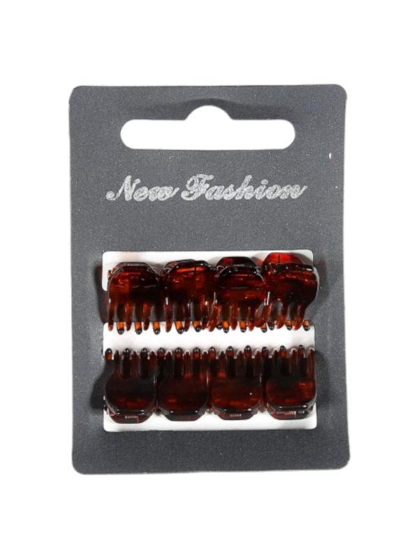 RoRo Κλάμερ Μαλλιών 1 cm Σετ 8 τμχ