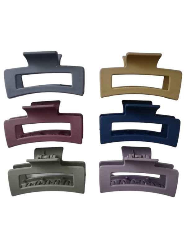 02-0186-1 Κλάμερ μαλλιών ματ 8.5 cm