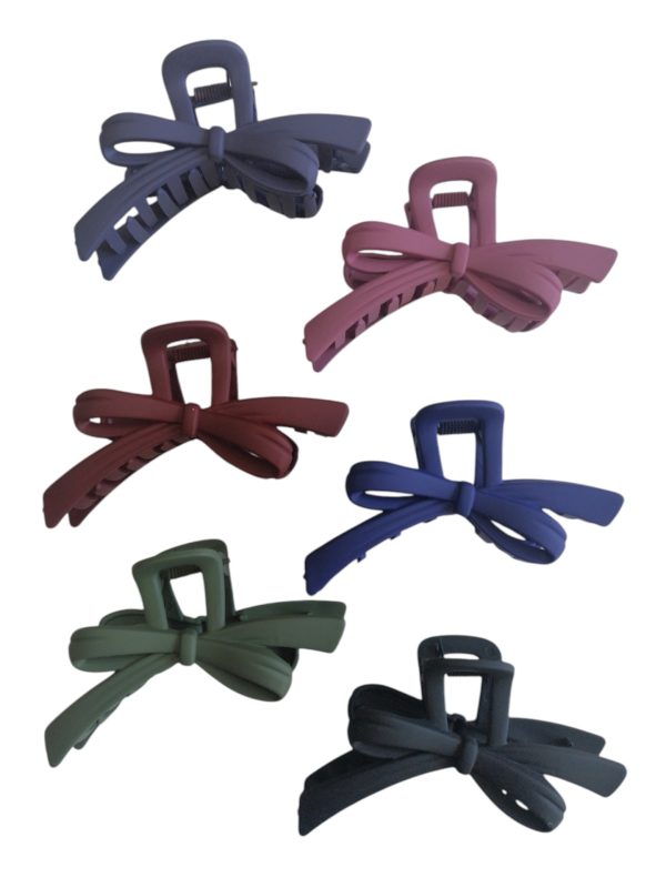 02-0261-1 Κλάμερ μαλλιών φιόγκος 7 cm