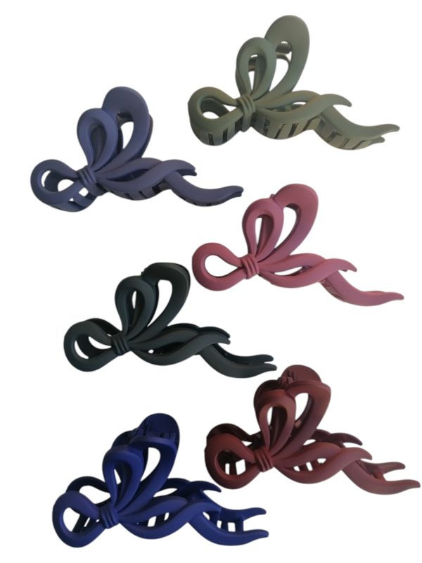 02-0262-1 Κλάμερ μαλλιών φιόγκος 9 cm