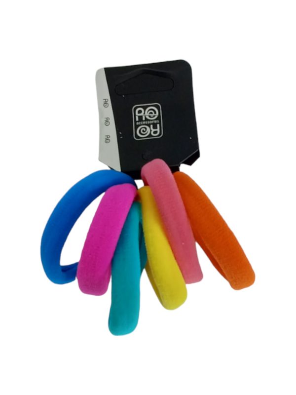 RoRo Λάστιχο Μαλλιών Σετ 6 τμχ