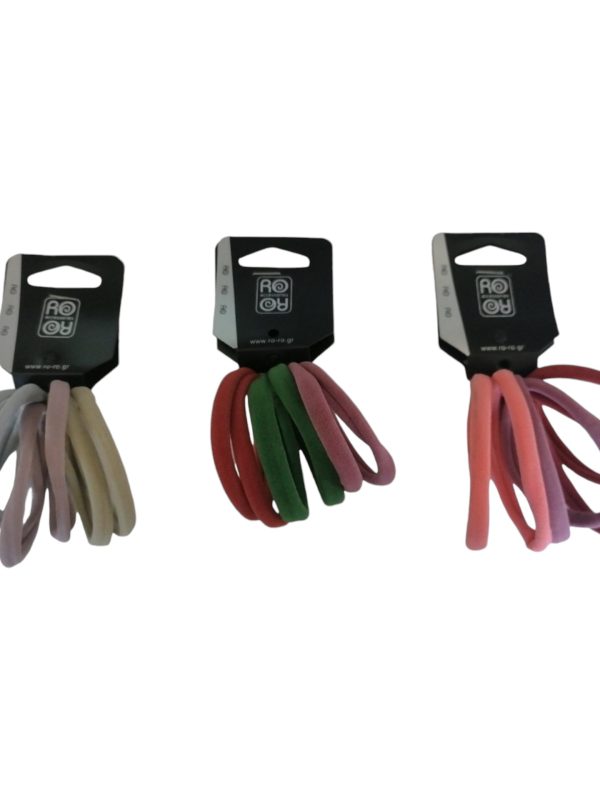 04-0067-1 Λάστιχο μαλλίων σετ 6 τεμ.