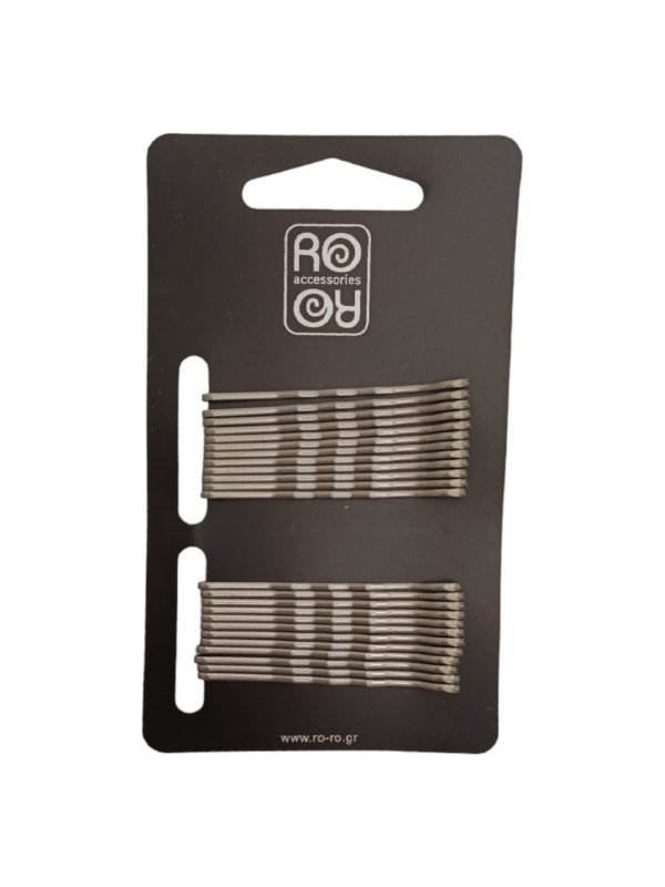 RoRo Τσιμπιδάκια Ασημί Σετ 24 τμχ