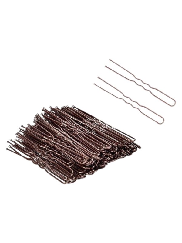 RoRo Φουρκέτες  Καφέ  Σετ 50 τμχ