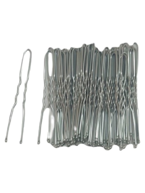 RoRo Φουρκέτες  Ασημί  Σετ 50 τμχ