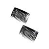 RoRo Χτενάκι Μαύρο 7 cm Σετ 2 τμχ