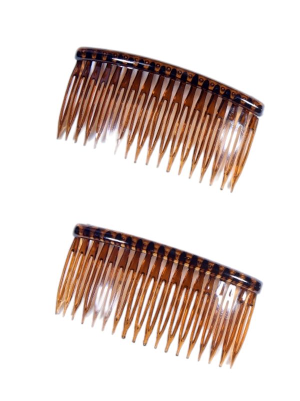 RoRo Χτενάκι Καφέ 9 cm Σετ 2 τμχ