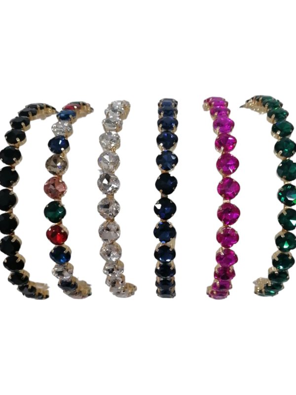 RoRo Στέκα Μαλλιών Με Στρόγγυλο Στρας 13 mm