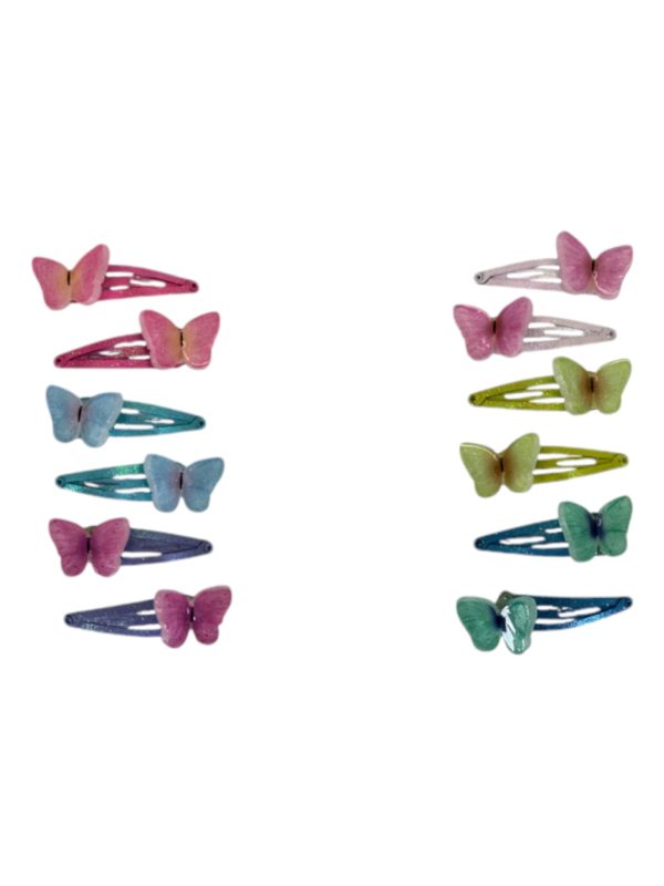 RoRo Παιδικό Κλικ Κλακ Πεταλούδα Σετ 6τμχ