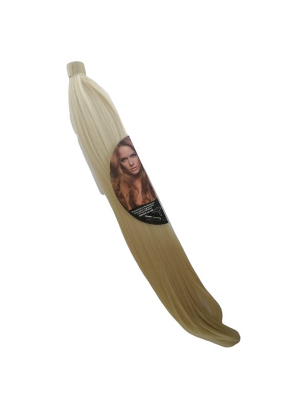 RoRo Συνθετική Τρέσα Αλογοουρά Με Ρολάκια Και Κλιπ Τοποθέτησης