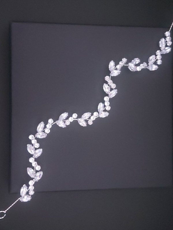 RoRo Νυφικό Headpiece Zircon 28 cm