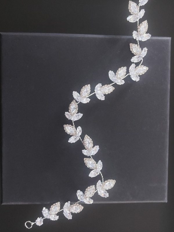 RoRo Νυφικό Headpiece Zircon 28 cm