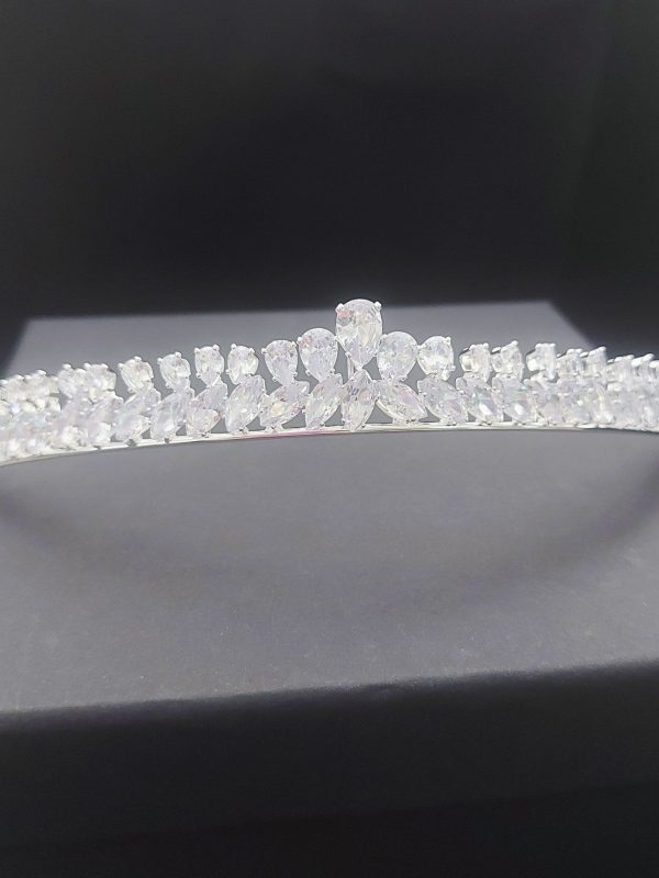 RoRo Νυφικό Headpiece Zircon 2 cm