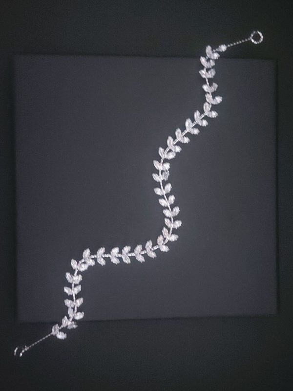 RoRo Νυφικό Headpiece Zircon 27.5 cm