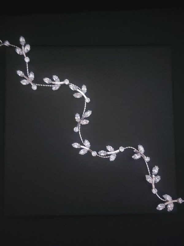 RoRo Νυφικό Headpiece Zircon 28 cm