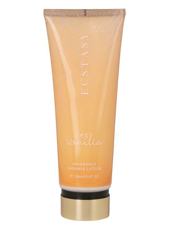 Ecstasy Body Cream With Shimmer Sexy Vanilla 236gr