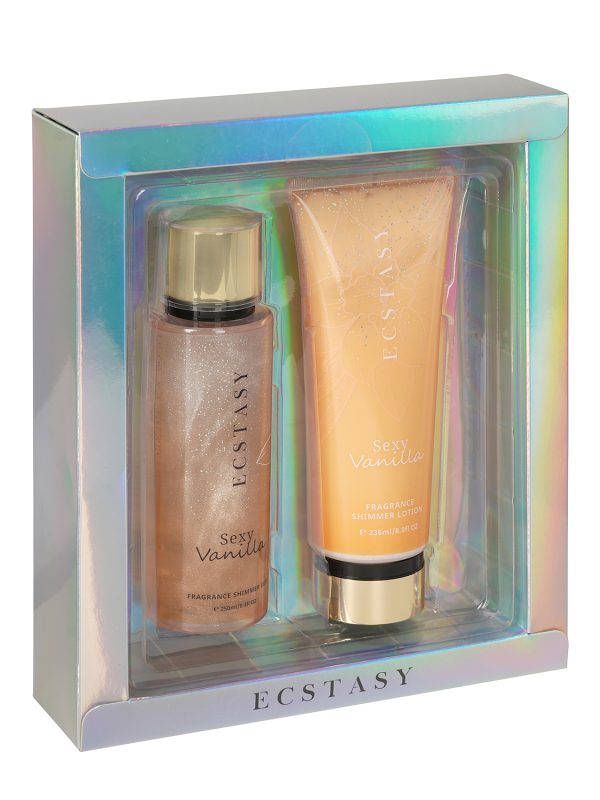 4113 Ecstasy Σετ Δώρου - Sexy Vanilla Shimmer Body Cream 236ml + Shimmer Body Mist 250ml