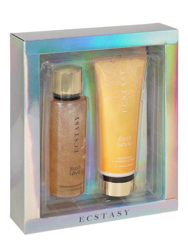 4114 Ecstasy Σετ Δώρου - Rush Love Shimmer Body Cream 236ml + Shimmer Body Mist 250ml