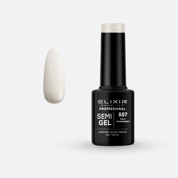Elixir Ημιμόνιμο Βερνίκι 5ml - #557 (Multi Transparent)
