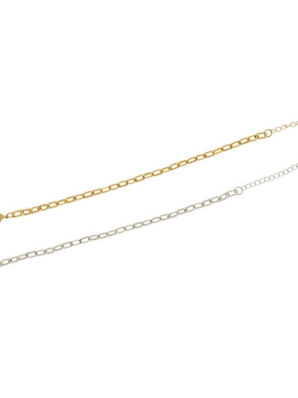 RoRo Αλυσίδα Ποδιού Stainless Steel Με Σχέδιο Αλυσίδα