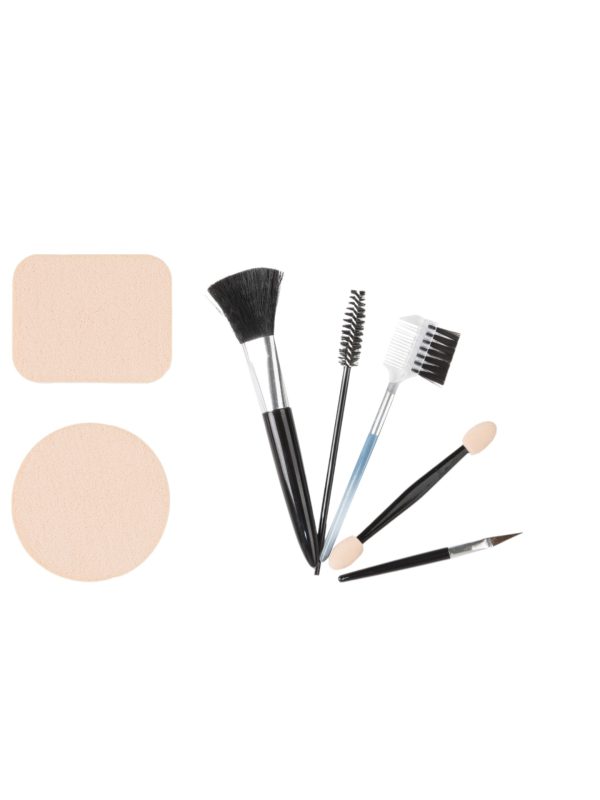 Σετ ομορφιάς με Πινελάκια & σφουγγάρια Μακιγιάζ