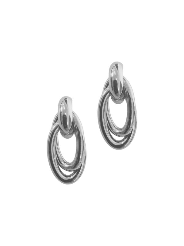 Σκουλαρίκια αυτιών mix metal 35mm