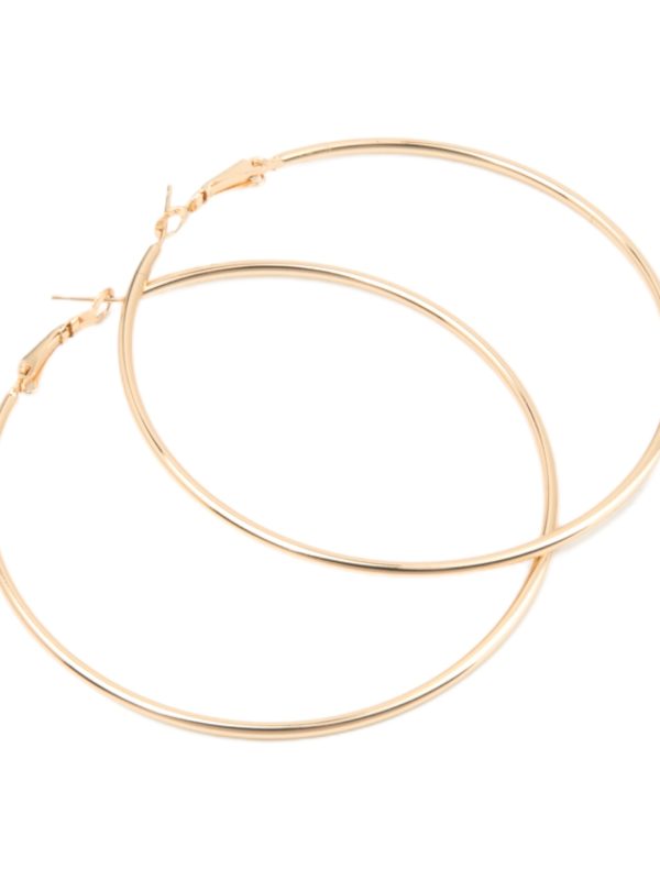 E1G-70 RoRo Σκουλαρίκι Κρίκος Χρυσός 70 mm