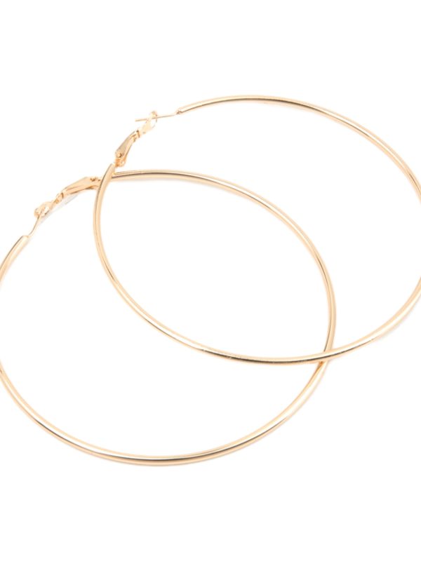 RoRo Σκουλαρίκι Κρίκος Χρυσός 80 mm