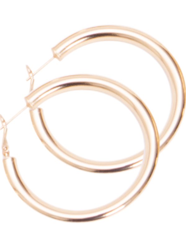 E3G-50 RoRo Σκουλαρίκι Κρίκος Χρυσός 50 mm