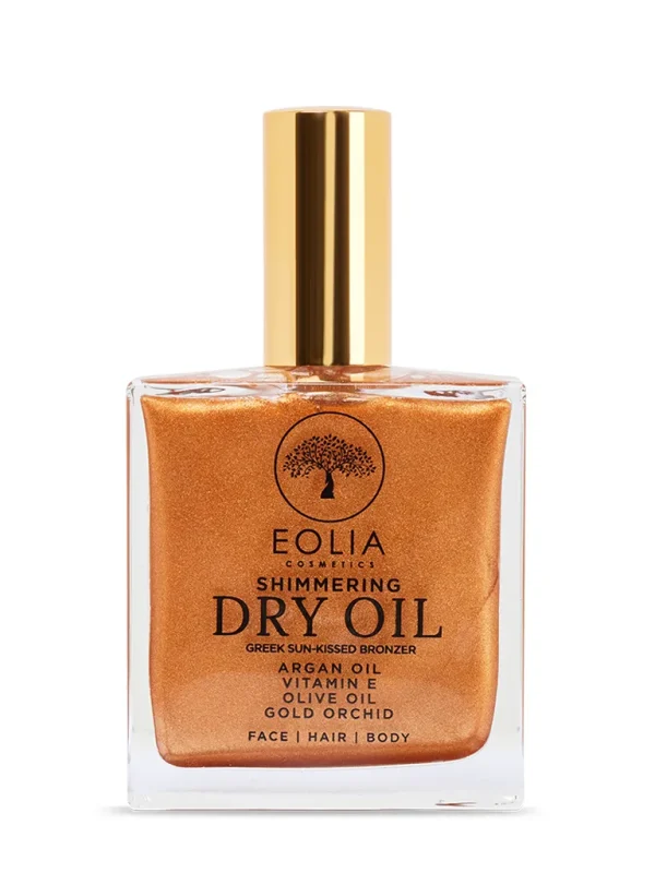Eolia Shimmering Dry Oil Greek Sun - Kissed Bronzer Gold Orchid 100ml