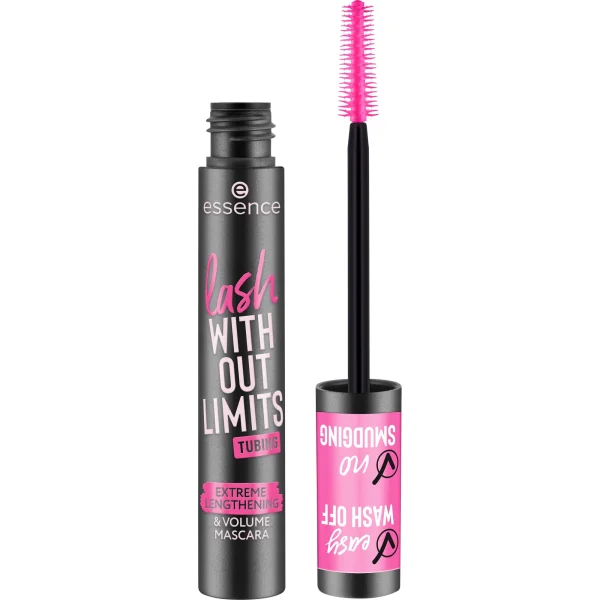 Essence Lash Without limits Tubing Extreme Lengthening and Volume Mascara Black 13ml 1 Essence Lash Without limits Tubing Extreme Lengthening and Volume Mascara Black 13ml