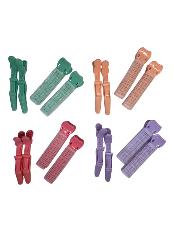 RoRo Kλιπ Μαλλιών Για Μπούκλες Και Όγκο Σετ 4 τεμ