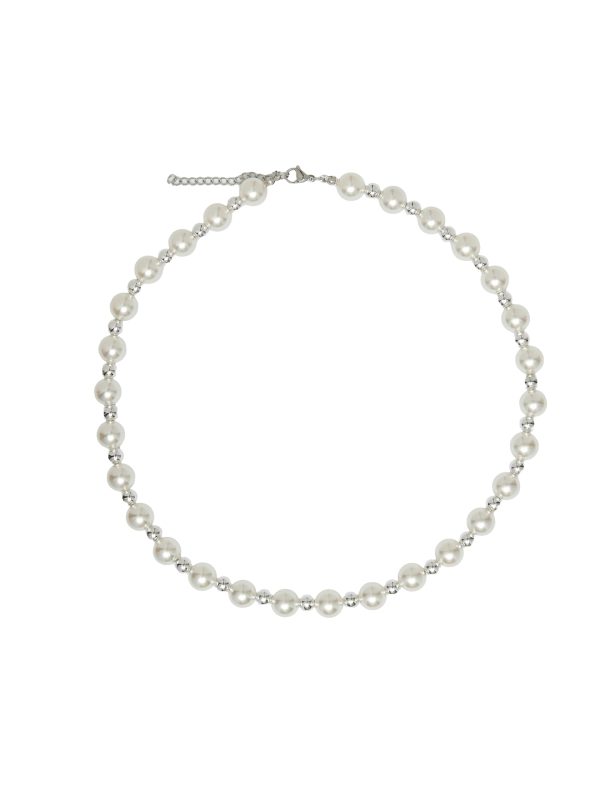 RoRo Γυναικείο Κολιέ Με Μπίλιες Και Πέρλες NE008