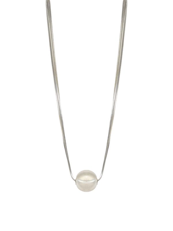 RoRo Γυναικείο Κολιέ Τριπλή Αλυσίδα Με Μπίλια 2mm