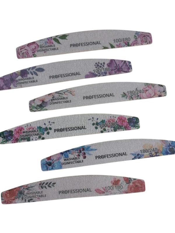 RoRo Λίμα Νυχιών Floral Μισοφέγγαρο 100/180